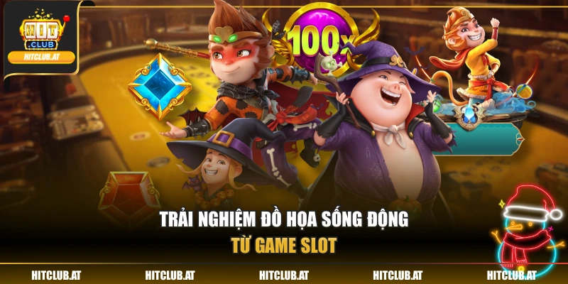 Trải nghiệm đồ họa sống động từ game slot