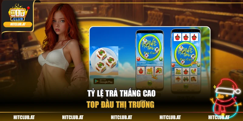 Tỷ lệ trả thắng cao top đầu thị trường 